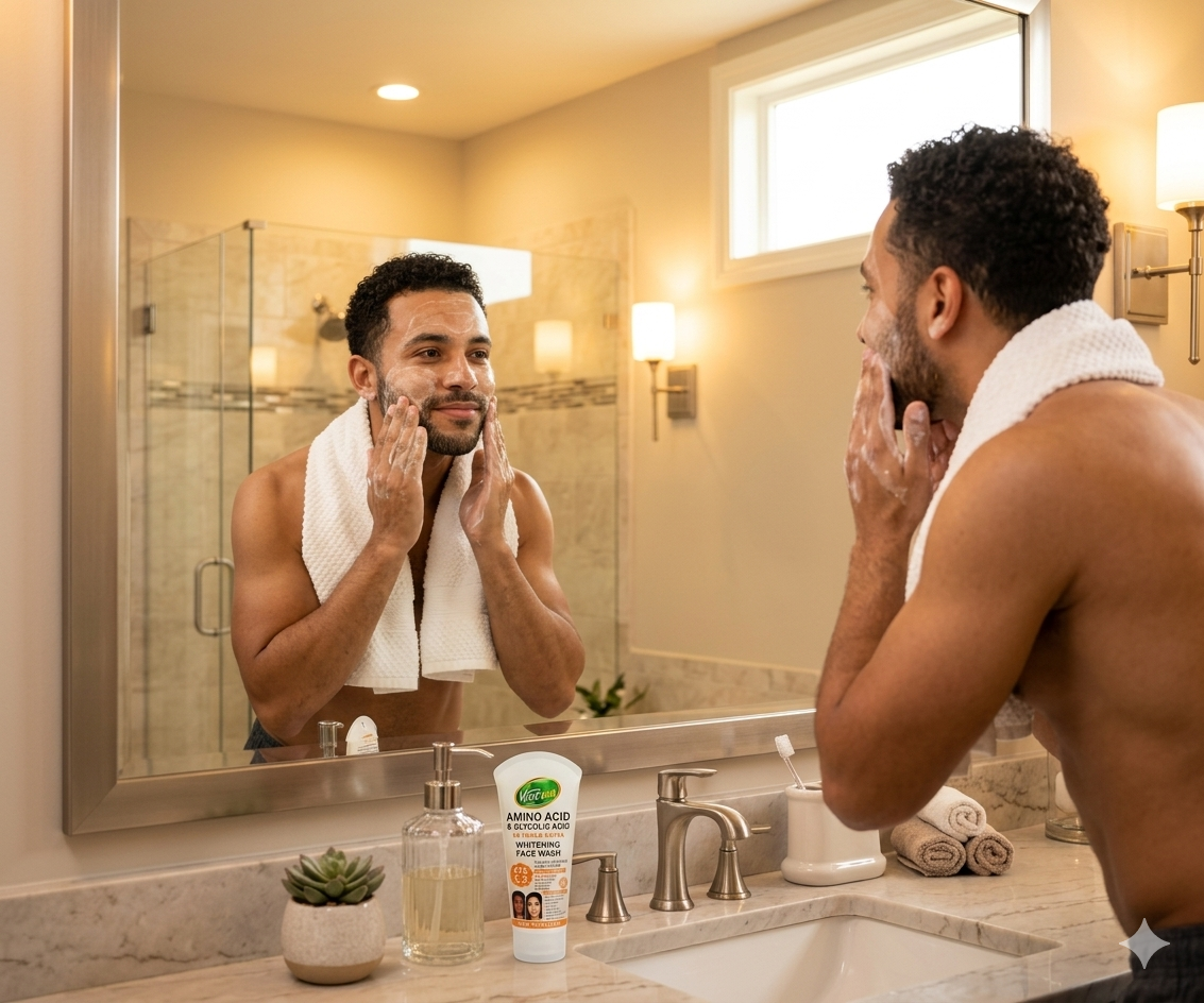 Veetgold Amino Acid & Glycolic Acid Whitening Face Wash - Image 2