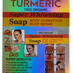 Turmeric 100% Organic Super whitening Soap