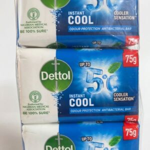 Dettol Instant Cool Soap (105g) (6 bars)